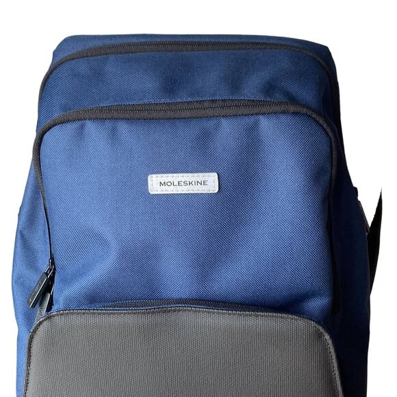 Moleskine Nomad City Collection Medium  Backpack Blue Black - Picture 3 of 13